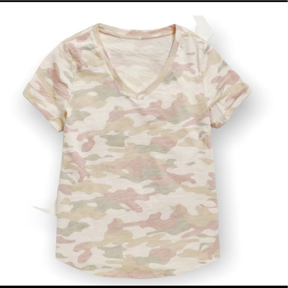 Womens Old Navy Khaki Camo Everyday Shirt - Sz M